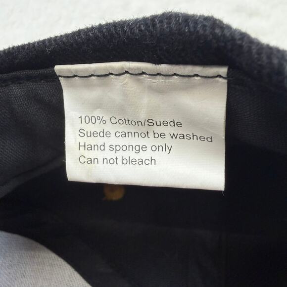 St Andrews Cap Hat Strap Back Adult Adjustable Black Brown Suede Old Golf Course - Picture 7 of 8